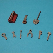 playmobil de herramientas cuadro juego juguete la llave destornillador martillo el cangrejo 3d print model - Mito3D