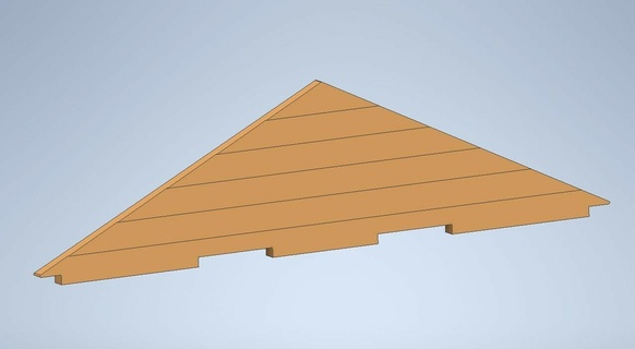 playmobil occidental maison toit 3d print model - Mito3D