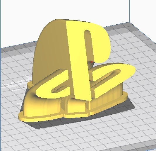 jeux logo extrusion art jouet 3D print model - Mito3D