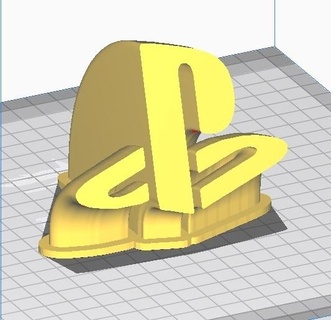 jeux logo extrusion art jouet 3d print model - Mito3D
