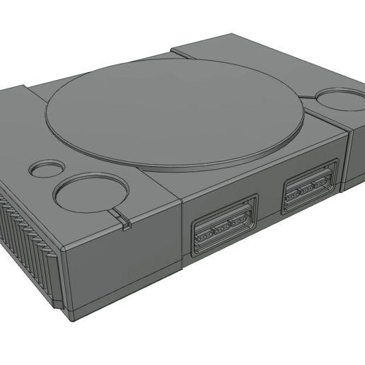 playstaion pi mini raspberry 2 + 3 case gadget playstation 1 retropie video games 3D print model - Mito3D