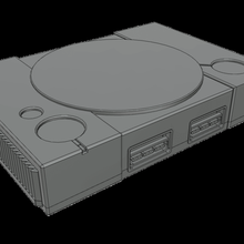 playstaion pi mini raspberry 2 + 3 de caso gadget playstation 1 retropie jogos vídeo 3d print model - Mito3D