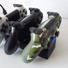 playstation 4 controller holder - easy print home no supports station charging ps4 3d print model - Mito3D