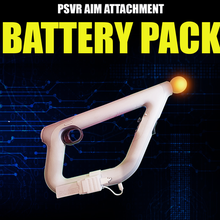 playstation aim battery attachment mod - psvr pro controller ps4 ps5 charge 3d print model - Mito3D