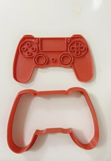 playstation cutter Game cookies cookie baking kitchen cooking game 3d print model - Mito3D