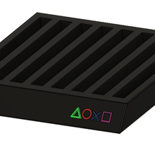 estación juegos juego almacenamiento caja ps5 ps4 3d print model - Mito3D