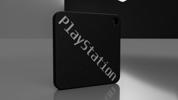 Playstation Schlüsselbund Schlüsselanhänger Schlüssel 3d print model - Mito3D