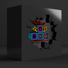 oyun istasyonu Led dekorasyon Kutu konsol duvar logo 3d print model - Mito3D