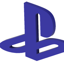Playstation Logo Playstation Konsole Video Spiele 3d print model - Mito3D