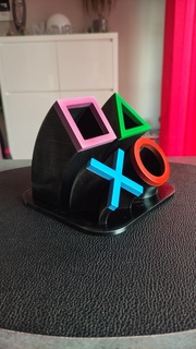 Playstation Logo ps Konsole Spiele Video Emblem edbo 3d print model - Mito3D