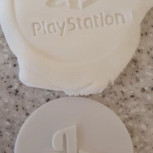 Playstation Logo Drucker Ideal Cupcakes 3d print model - Mito3D