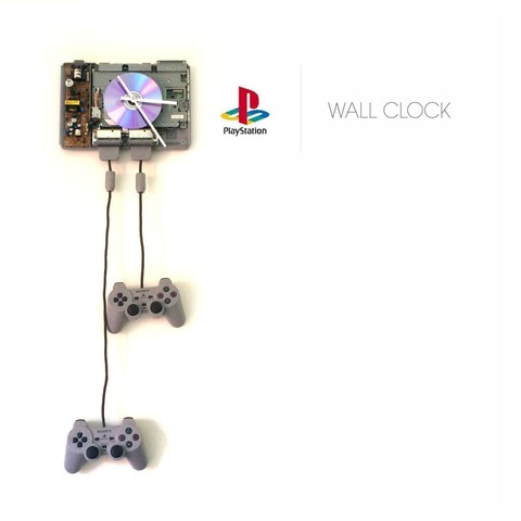 playstation 1 wall clock home 3D print model - Mito3D