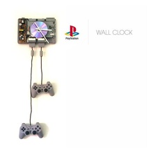 playstation 1-Wand-Uhr home 3d print model - Mito3D