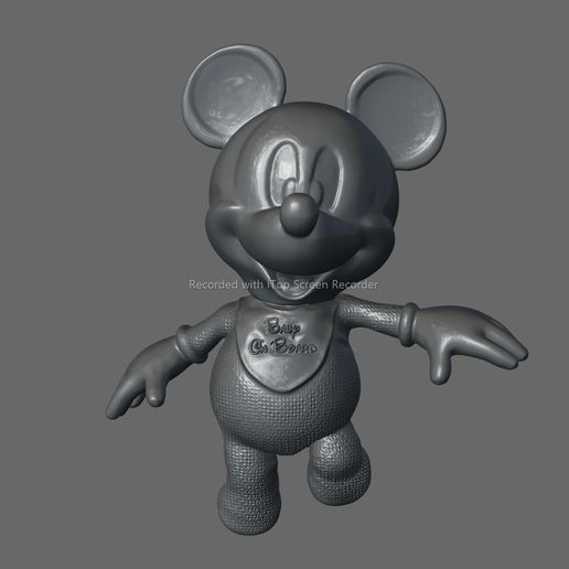 Spielzeit Micky+Minnie Maus Kunst Disney 3D print model - Mito3D