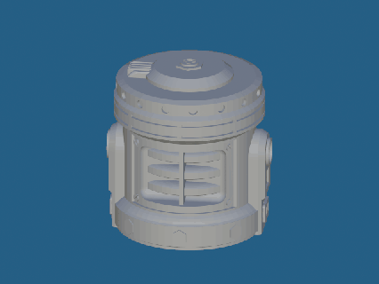 plazma soğutma tank 3d print model - Mito3D