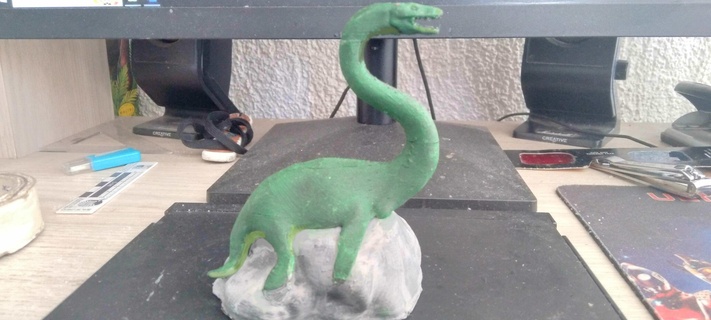 Plesiosaurus 3d print model - Mito3D