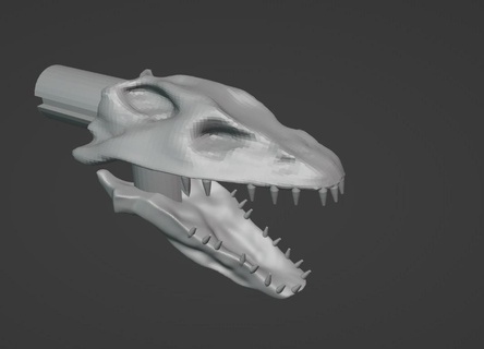 Plesiosaurus fosilleştirici parçalar transformatörler 3d print model - Mito3D
