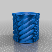 reicher Vase Dekor einfach drucken Vasemode 3d print model - Mito3D