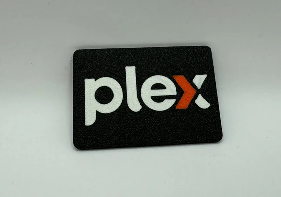 plex logo badge sign art storage 3d print model - Mito3D