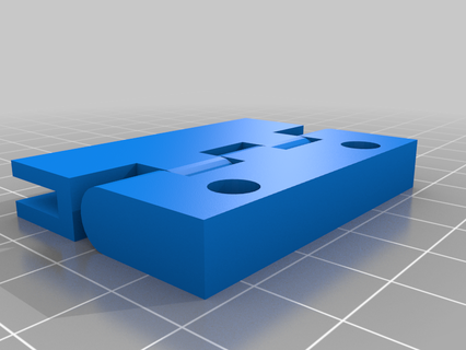 plexiglass porta cerniera sostituzione parti 3d print model - Mito3D