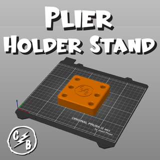 plier holder stand 3d print model - Mito3D
