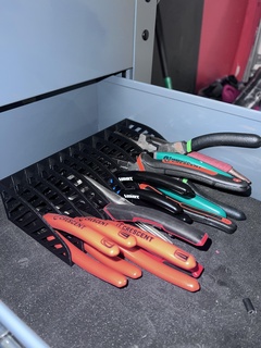 plier organizer Tools tool toolbox divider cutter diy 3d printed print 3d print model - Mito3D
