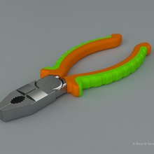 pliers tool 3d print model - Mito3D
