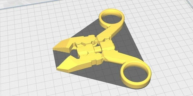 pliers toy children scissors clamp 3d print model - Mito3D