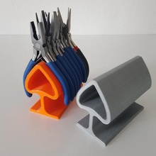 Zange Standfuß pinces heliox tool Werkzeug-Halter-Boxen 3d print model - Mito3D