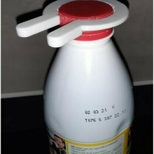 pliers unscrew 40 mm milk bottle cap - orange clip cork easy 3d print model - Mito3D