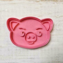 plim Hoggie kesici kurabiye kesiciler palyaço plimplim keskin çizim domuz 3d print model - Mito3D