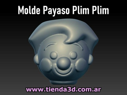 plim Clown Blumentopf Schimmel 3d print model - Mito3D