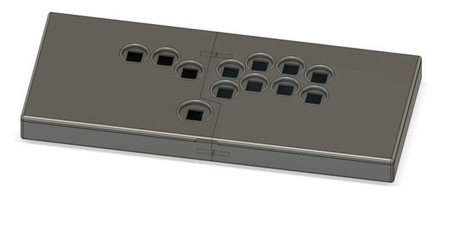 tombul kutu fs12 tam boyut kaldıraçsız dövüş çubuğu video oyunlar konsollar oyun 3d print model - Mito3D