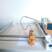 plotter flat cutting 350x530 marlin grbl tool 3d print model - Mito3D