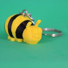 plp abeille gadget jewellery bumblebee insect toy key ring key-ring art insects jewelry 3d print model - Mito3D