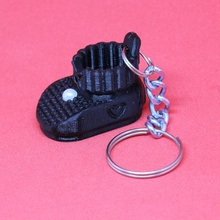 plp baby slipper art trend fashion key-ring toy shoes design key ring 3d print model - Mito3D