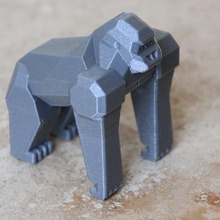 plp gorilla art monkey toy gadget animal plaything 3d print model - Mito3D