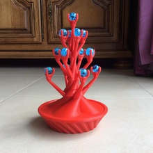 plp lucky tree 13 art decoration chance shaft knick-knack marble work sculpture 3d print model - Mito3D