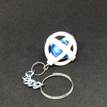 plp saturne ball gadget key ring key-ring toy plaything art log 3d print model - Mito3D