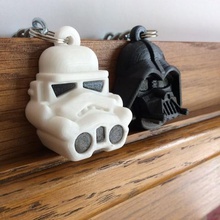 plp stormtrooper salvador art estrella guerras la guerra estrellas clave los anillos anillo de claves juguete gadget 3d print model - Mito3D