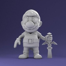 tesisatçı Hyrule savaşçı Mario bağlantı Zelda nintendo 3d print model - Mito3D