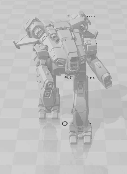 Plünderer ii mad 6c amerikanisch Mecha Commissarharris Kampfmech Fighttech Spiele Projekt Blase 3D print model - Mito3D