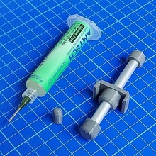 plunger kit solder flux syringe tool tools electronic soldering pcb diy 3d print model - Mito3D