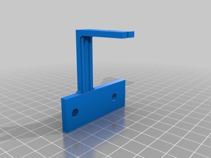 plus2 simple filament holder 3d printer accessories 3d print model - Mito3D