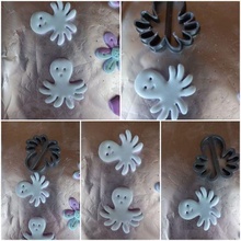 peluş oyuncak ahtapot kurabiye kil kesici takı Sanat çocuklar küpe kesiciler 3d print model - Mito3D