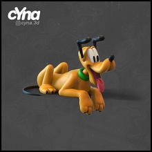 Pluto Kunst Charakter Spielzeug 3dprint Disney mickey Minnie Zahl kollektiv Spaß Skulptur Statue Skulpturen 3d print model - Mito3D