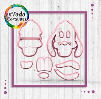 pluto cutter parts Home mickey minnie daisy donald woofy disney brand marker cookie cutters markers playhouse mouse 3d print model - Mito3D