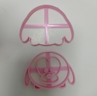 Pluton coupeur joint tsum Coupe biscuit biscuits Masse fondant argile froid porcelaine timbre somme disney 3d print model - Mito3D