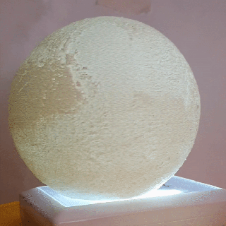 Plutón lámpara litofano planeta planetas solar enano 3d print model - Mito3D
