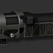 plx-1 portable missile launcher star war blaster clone trooper plx1 wars 3d print model - Mito3D